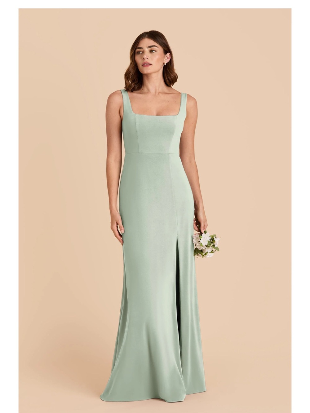 Birdie Grey Sage Square-Neck Maxi Dress - Picture 2 of 2